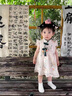 G.DUCKKIDS嬰兒衣服夏季薄款包屁衣新生周歲禮服女寶寶公主滿月百天國風(fēng)旗袍 裙子 90cm 建議身高80-1歲半-2歲 曬單實拍圖