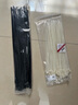HAILE海樂 尼龍扎帶捆扎綁扎帶 自鎖式理線帶 加寬大號扎帶5.6*300mm白色100根 ZD-30-100-6 曬單實拍圖