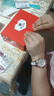 歐利時（OLEVS）瑞士認證品牌手表女潮流時尚女士手表夜光防水陶瓷女表輕奢石英表 OLEVS-5610-間玫白面款 曬單實拍圖
