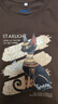 回力（Warrior）純棉短袖T恤女2025夏季潮流設計感小眾寬松百搭運動透氣休閑上衣 曬單實拍圖