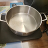 Momscook 不銹鋼火鍋 304火鍋鍋 雙耳復(fù)底 燃氣電磁爐通用 28x9.5cm火鍋 （XR2809） 28cm 曬單實拍圖