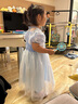迪士尼艾愛莎公主裙子連衣裙女童新品連衣裙子兒女夏童裝夏季2025新款 曬單實拍圖