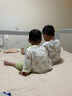 威爾貝魯（WELLBER）兒童睡衣七分袖套裝男女童裝竹棉紗布家居套裝25夏 林間密語100cm 曬單實拍圖