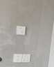 公牛（BULL）開關(guān)插座 G12系列二位電腦六類插座奶油風(fēng)86型G12T222B 暮雪白 曬單實(shí)拍圖