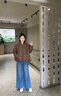 波司登25年輕薄羽絨服女90絨寬松短款顯瘦短款保暖外套B250135306 曬單實(shí)拍圖