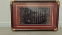 婚書 銅刻定制中式純手工中國新婚訂婚書婚帖婚宴婚禮婚書銅板 【標(biāo)準(zhǔn)版】兩姓聯(lián)姻（可做訂婚書） 40*62cm 曬單實拍圖