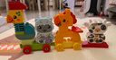 樂高（LEGO）積木拼裝得寶10412 萌趣動物火車大顆粒積木桌兒童玩具生日禮物 曬單實拍圖