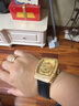 西普尼金表（HIPINE）金表男酒桶型機(jī)械表純金999足金日本機(jī)芯黃金手表七夕禮物送男友 【鏤空款】金重3.8g+ 曬單實(shí)拍圖