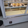 樂創(chuàng)（lecon） 商用蛋糕柜展示柜冷藏玻璃陳列柜水果壽司保鮮柜 白色風(fēng)冷【弧形后開門】+加濕除霧 0.9米臺式【放臺面】 曬單實拍圖