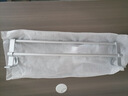 吉百居（jibaiju）毛巾?xiàng)U免打孔晾毛巾架掛鉤太空鋁衛(wèi)生間毛巾收納架浴巾架 雙桿50cm 曬單實(shí)拍圖