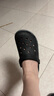 【crocs制造商】男女防滑版洞洞鞋 厚底時(shí)尚涼拖鞋 沙灘鞋 花園鞋 黑灰色 42 曬單實(shí)拍圖