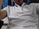 JEEP SPIRIT高檔夏季polo.衫翻領(lǐng)短袖t恤男白色冰絲休閑衣服有領(lǐng)半袖帶領(lǐng)體恤 白色 L 適合：110-130斤 曬單實拍圖