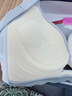 維多利亞的優(yōu)雅小胸聚攏內(nèi)衣女顯大無痕收副乳防下垂無鋼圈夏季薄款透氣文胸罩 淺藍色（套裝） L 【36/80】 曬單實拍圖