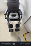 魚躍（Yuwell）輪椅折疊輕便大承重鋁合金可車載輪椅便攜加固鋼管殘疾人手動(dòng)輪椅 【旗艦護(hù)理】H059B帶餐桌便盆款 曬單實(shí)拍圖