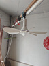 志高（CHIGO）小吊扇 小型電風(fēng)扇 小風(fēng)扇家用學(xué)生宿舍床上大風(fēng)力6頁(yè)蚊帳扇懸掛式微風(fēng)吊扇便攜小電扇 新升級(jí)-標(biāo)配款6葉 曬單實(shí)拍圖
