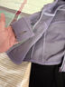 優(yōu)優(yōu)1點(diǎn)（Yoyo one）女童運(yùn)動(dòng)服上衣2025秋季新款開衫兒童戶外軟殼衣薄款外套女孩秋裝 10153紫色 140 曬單實(shí)拍圖