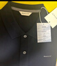 GANT/甘特【智性POLO】100%液氨棉夏男士親膚T恤抗菌易打理短袖t恤衫 先鋒黑 M 曬單實(shí)拍圖