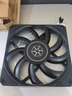 銀昕（SilverStone）AS120B 12CM薄扇(15.6mm/PWM可調速風(fēng)扇/黑色無(wú)光)  曬單實(shí)拍圖