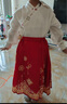 巴拉巴拉女童套裝兒童長袖衣服秋季2024時(shí)尚國風(fēng)馬面裙兩件套208324104002 曬單實(shí)拍圖