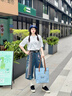 Lee官方航海系條紋托特包女生夏季海島風(fēng)休閑單肩包七夕節(jié)送女友禮物 曬單實(shí)拍圖