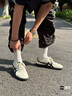 Onitsuka Tiger鬼塚虎男女款復古德訓鞋輕便透氣運動休閑板鞋TOKUTEN 1183B938 白色/黑色 42 曬單實拍圖