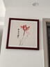 派旦仙夢(mèng)齊白石裝飾畫(huà)國(guó)畫(huà)新中式餐廳飯廳掛畫(huà)客廳沙發(fā)背景墻水墨荷花壁畫(huà) 齊白石-蘿卜 50*50cm【油畫(huà)布+有機(jī)玻璃】 雅致紅木實(shí)木框 曬單實(shí)拍圖