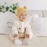 迪士尼（Disney）嬰兒衣服春秋冬新款連體衣棉保暖六個(gè)月寶寶秋裝女寶夾棉睡衣秋 草莓公主 73cm 曬單實(shí)拍圖