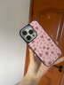 FUNNY RICH愛心粉豹紋適用iPhone16ProMax手機殼蘋果15plus新款磁吸保護套14女款防摔13高級潮流甜酷個性 黑框（磁吸款） iPhone 14 Pro 曬單實拍圖