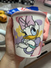 陶瓷茶杯迪士尼卡通冰淇淋杯蛋糕杯可微波2025新款精致女生冷飲杯 大號黛絲 曬單實(shí)拍圖