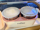 電熱飯盒大容量上班族女帶蓋可煮飯插電迷你電飯鍋保溫電加熱餐盒 【清新粉】電熱304飯盒2.4L四格+便攜袋 曬單實拍圖