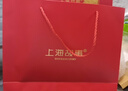 上海故事真絲絲巾100%桑蠶絲綢緞面印花圍巾禮盒送媽媽生日禮物 墨羽微藍(lán) 曬單實拍圖