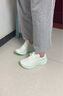 安踏（ANTA）葉子6跑步鞋女款2025新款正品夏季透氣網(wǎng)面軟底休閑專業(yè)運(yùn)動鞋子 淺曦綠【葉子6-小紅書爆款】 37.5 【正品保證-假一賠十】 曬單實(shí)拍圖