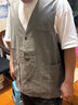 邦約戀人美式工裝背心馬甲男款春秋純棉潮牌無(wú)袖上衣男士新款休閑疊穿衣服 軍綠色 Z017 3XL 【180-200斤】 曬單實(shí)拍圖