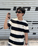 Teenie Weenie Men小熊男裝簡約條紋T恤男夏季休閑圓領短袖情侶T 白色 M 170 曬單實拍圖