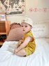 G. DUCKKIDS新中式龍服黃馬褂?jì)雰喊偬於Y服中國(guó)風(fēng)琵琶服無(wú)袖連體衣薄款衣服 金色國(guó)風(fēng)連體衣 73cm 曬單實(shí)拍圖