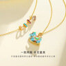 周大生（CHOW TAI SENG）彩色搖搖木馬銀項(xiàng)鏈時(shí)尚設(shè)計(jì)感S925銀珍珠鎖骨鏈生日禮物 木馬項(xiàng)鏈 曬單實(shí)拍圖