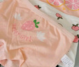 北極絨4條裝兒童內(nèi)褲女童發(fā)育期純棉女孩學(xué)生夏季薄平角短褲寶寶中大童 曬單實拍圖