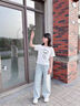 艾卡諾 I.KARNOW女童牛仔闊腿褲2025秋季新款兒童薄款蝴蝶結(jié)直筒褲子女孩秋裝長(zhǎng)褲 13181藍(lán)色牛仔闊腿褲 120 曬單實(shí)拍圖