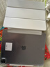 智思慧適用2025款Apple iPad Air13英寸保護套Air7/6 蘋(píng)果平板pro11透明硅膠殼帶筆槽三折支撐皮套 灰色 曬單實(shí)拍圖