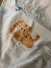 博洋寶貝（Beyond Kids）兒童全棉床笠單件套卡通A類純棉床罩單人被單 萌虎小鹿70*150 曬單實拍圖