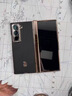 七龍適用于三星w25手機殼中軸全包防摔galaxyw25保護套SAMSUNGw25心系天下折疊屏電鍍防窺真皮外殼男女 【陶瓷黑-高清款】-中軸鉸鏈全包 三星Galaxy W25 曬單實拍圖
