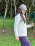 KOLON SPORT/可隆羽絨三合一夾克 女子防水防風(fēng)透濕戶(hù)外沖鋒衣 LKJK5WNT12-LB 淺藍(lán)色 M 165/88A 曬單實(shí)拍圖