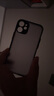 暴走 適用蘋(píng)果12Mini手機殼 iPhone12Mini保護套鏡頭全包防摔防指紋魔方硅膠直邊撞色透明磨砂黑 曬單實(shí)拍圖