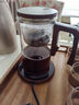 神雕（SHEN DIAO）加厚全玻璃壺飄逸杯泡茶器茶水分離玻璃內(nèi)膽過濾沖茶器保溫茶具 小蠻腰（7件套裝） 720ml 曬單實(shí)拍圖