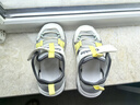 基諾浦 兒童學(xué)步鞋沙灘鞋 夏季兒童軟底機能鞋 男女童透氣涼鞋GW1741 淺灰/亮白/芥黃 24 150mm 適合腳長(cháng)150-155mm 曬單實(shí)拍圖