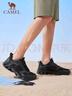 駱駝（CAMEL）父親節(jié)禮物網(wǎng)面透氣輕量健步運(yùn)動男鞋 K14B60L8015 黑色 43 曬單實(shí)拍圖