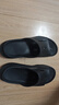 HOKA ONE ONE 男女鞋夏季奧拉舒緩鞋ORA輕量休閑透氣一腳蹬拖鞋 黑色/黑色 44 曬單實拍圖