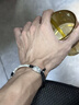 傾愛925銀手鏈男女同款一鳴驚人編織手繩中高考上岸轉(zhuǎn)運加油勵志禮物 曬單實拍圖