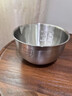 瓷語(yǔ)本色食品級304不銹鋼加深打蛋盆烘焙專(zhuān)用廚房和面揉面料理盆子帶刻度 【304食品級】加深16cm 曬單實(shí)拍圖