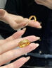 瑞諾黃金菱格戒指女足金999時(shí)尚鑲嵌滿鉆戒子小眾指環(huán)生日禮物送女友 戒指禮盒包裝定金（勿拍） 曬單實(shí)拍圖